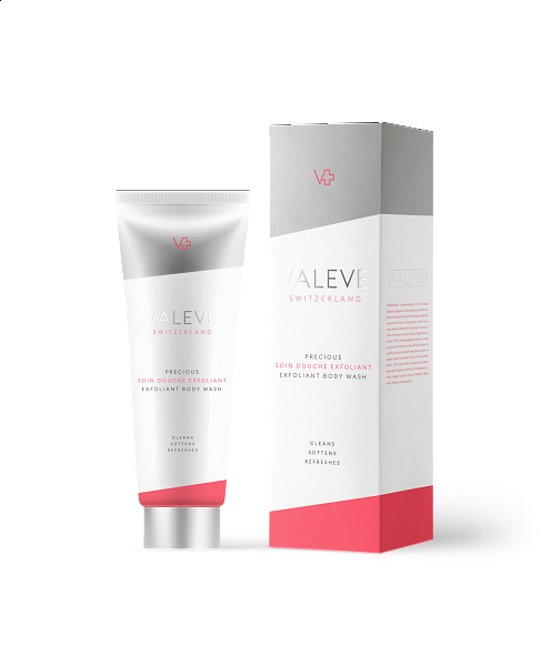 Valève - exfoliant body wash